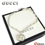 GUCCI グッチ ブレスレット GGロゴ シルバー SV925 表記サイズ17 アクセサリー