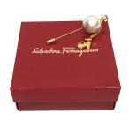 Salvatore Ferragamo ¥Õ¥§¥é¥¬¥â ¥Ô¥ó¥Ö¥í¡¼¥Á Âç¶Ì¥Ñ¡¼¥ë ¥´¡¼¥ë¥É ¥Ñ¥ó¥×¥¹ ¥¹¥¤¥ó¥°¥Á¥ã¡¼¥àÉÕ¤ ¥Õ¥§¥¤¥¯¥Ñ¡¼¥ë ¥ì¥Ç¥£¡¼¥¹ aq4549
