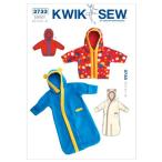 【KWIK SEW】おくるみとじゃけっとの型紙セット　子供服 型紙　*3733