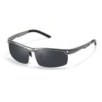 Renao 偏光サングラス スポーツサングラス メンズサングラス 超軽量 UV400保護 チタン合金 釣り用 ランニングサングラス ゴルフ