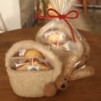 . заяц. фетр сумка жарение кондитерские изделия подарок (RED) Wakayama производство фрукты . жарение включено .. бисквитный торт . Madeleine [ День почитания пожилых людей,.., подарок,. праздник,..]