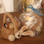  белый заяц. фетр сумка жарение кондитерские изделия подарок (BLUE) Wakayama производство фрукты . жарение включено .. капкейк . Madeleine [ День почитания пожилых людей,.., подарок,. праздник,..]