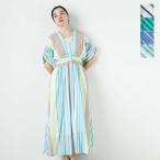 ヌキテパ ne Quittez pas コットン ボイル ストライプ ウエスト ギャザー ドレス Cotton Voile Stripe Waist Gather Dress 2025ss新作
