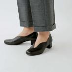 ダブルツリー DOUBLETREE 防水 レザー スタックヒール パンプス 1105-same1  レディース 2025aw新作