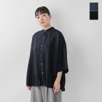 ショッピング新作 トラバイユマニュアル TRAVAIL MANUEL  キュプラ ドット バンドカラー シャツ 3009レディース  春夏 2026ss新作