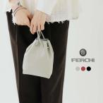 ショッピング巾着 フェルチ FERCHI  ドラーロレザー 巾着 ショルダー バッグ 32910  レディース【☆】