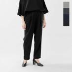 トラバイユマニュアル TRAVAIL MANUEL ダブルクロス 1タック ストレート パンツ 5015 レディース