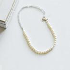 【30%OFF】Aperdiem アペルディエム フラット ハート パール ネックレス Flat Heart Pearl Necklace 81410045 レディース