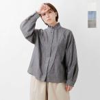 ショッピングリネン セール【30%OFF】マガリ MAGALI コットン リネン シャンブレー ラッフルカラー ブラウス bl271 レディース【☆】