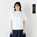 フレッドペリー FRED PERRY  Tシャツ コットン クルーネック 半袖  Crew Neck T-Shirt g1142 レディース 2024ss新作