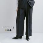 マッキントッシュ MACKINTOSH  撥水トロピカルウール ワイドストレートパンツ BELTED POLMOOD l261hi1019pdy  春夏 2026ss新作 3/14UP