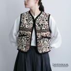 ショッピングラベンハム ラベンハム LAVENHAM  ジャカード クロップド ソーンハム ベスト ジャケット JACQUARD CROPPED THORNHAM WOMENS lv13128 レディース  26ss新作