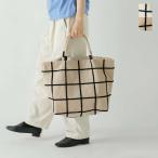 ビージ beej aranciato別注 コットン ループ チェック ビッグ トートバッグ mi-it008 A4 刺繍 大容量 2025ss新作
