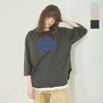kha_ki カーキ コットン 7分袖 Tシャツ 7TH TEE -K.U.V- mil25scs3459 レディース 2025aw新作