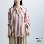 ミューニック Munich  ストライプ ハーフスリーブ シャツ mn261t16 レディース  春夏 2026ss新作