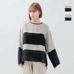 【40%OFF】マノン MANON スイッチ ボーダー メッシュ リネン プルオーバー シャツ SWITCH BORDER MESH LINEN PO SHT mnn-sh-279 レディース