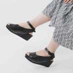 【40%OFF】トリッペン trippen アンクルベルト ウッド ウェッジソール ブラック レザー サンダル ORINOCO BLACK orinoco-wa-w-same1 2025ss新作【☆】