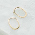 Melissa Joy Manning メリッサ ジョイ マニング 14kt オーバル フープ ピアス Oval Hoops Small p-o-01 2022aw新作