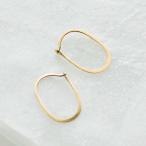 ショッピングmelissa Melissa Joy Manning メリッサ ジョイ マニング 14kt オーバル フープ ピアス Oval Hoops Small p-o-01  2022aw新作