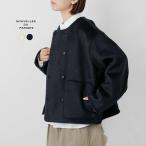 ヌーベル ドゥ パラディ ブランケット NOUVELLES DU PARADIS フリース ノーカラー ジャケット pb25409  レディース 2025aw