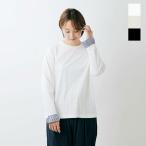 ショッピングドゥ ヌーベル ドゥ パラディ NOUVELLES DU PARADIS コットン トロワ天竺 袖口 フリル ストライプ プルオーバー pc24405st  レディース 【☆】