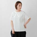 トゥータッチ to touch ドライ コットン 天竺 シルバー ドット Tシャツ to25c-06  レディース 2025ss新作【☆】