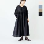 ユニヴァーサルティシュ  universal tissu トリプルワッシャー Vネック ワンピース ut243op012  レディース