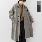 ショッピングリネン セール【30%OFF】ヴォアーブ VOAAOV ウールリネン ヘリンボーン ステンカラーコート voco-o111 レディース【☆】