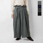 セール【30%OFF】マイ ビューティフル ランドレット my beautiful landlet 尾州ウール ウエストタック パンツ wm10-pt252103 レディース【3こ1】