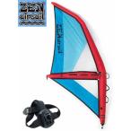 【極上中古】  Zen (ゼン) Air sail エアーセイル M サイズ  3.2m2 [RED×BLUE] ストラップアダプター 付き