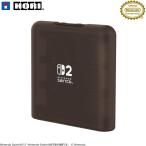 【新品】NSW2 HORI カードケース 12枚収納 (クリアブラック)