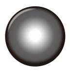 Yahoo! Yahoo!ショッピング(ヤフー ショッピング)グラデーション無地缶バッジ 【円・黒】 チャームタイプ