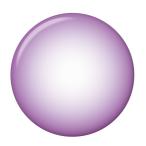 Yahoo! Yahoo!ショッピング(ヤフー ショッピング)グラデーション無地缶バッジ 【円・紫】 チャームタイプ