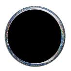 Yahoo! Yahoo!ショッピング(ヤフー ショッピング)無地缶バッジ 【黒（ラメあり）】 クリップピンタイプ