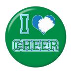 Yahoo! Yahoo!ショッピング(ヤフー ショッピング)部活缶バッジ 【チアリーディング部】 緑白青 フックチャームタイプ