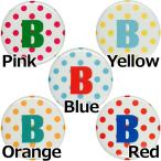 Yahoo! Yahoo!ショッピング(ヤフー ショッピング)アルファベット缶バッジ-ドット- 【B】 クリップピンタイプ