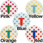 Yahoo! Yahoo!ショッピング(ヤフー ショッピング)アルファベット缶バッジ-ドット- 【T】 マグネット（磁石）タイプ