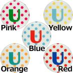 Yahoo! Yahoo!ショッピング(ヤフー ショッピング)アルファベット缶バッジ-ドット- 【U】 安全ピンタイプ