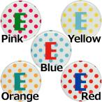 Yahoo! Yahoo!ショッピング(ヤフー ショッピング)アルファベット缶バッジ-ドット- 【E】 ストラップタイプ