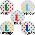 Yahoo! Yahoo!ショッピング(ヤフー ショッピング)アルファベット缶バッジ-ドット- 【L】 ストラップタイプ