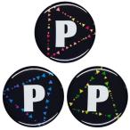 Yahoo! Yahoo!ショッピング(ヤフー ショッピング)アルファベット缶バッジ-Triangles- 【P】 選べる3色 フックピンタイプ