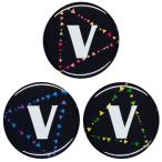 Yahoo! Yahoo!ショッピング(ヤフー ショッピング)アルファベット缶バッジ-Triangles- 【V】 選べる3色 チャームタイプ