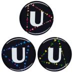 Yahoo! Yahoo!ショッピング(ヤフー ショッピング)アルファベット缶バッジ-Triangles- 【U】 選べる3色 イヤホンジャックタイプ