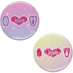 Yahoo! Yahoo!ショッピング(ヤフー ショッピング)ロゴ缶バッジ 【IloveU】 選べる2色 ボールチェーンタイプ