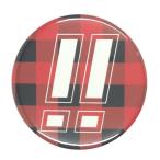 Yahoo! Yahoo!ショッピング(ヤフー ショッピング)アルファベット缶バッジ-POP- 【!!】 選べる5色 チャーム