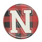 Yahoo! Yahoo!ショッピング(ヤフー ショッピング)アルファベット缶バッジ-POP- 【N】 選べる5色 イヤホンジャック