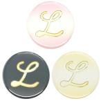 Yahoo! Yahoo!ショッピング(ヤフー ショッピング)アルファベット缶バッジ-Excellent- 【L】 選べる3色 バッジリール