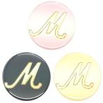 Yahoo! Yahoo!ショッピング(ヤフー ショッピング)アルファベット缶バッジ-Excellent- 【M】 選べる3色 ヘアゴム