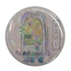 Yahoo! Yahoo!ショッピング(ヤフー ショッピング)アマビエ缶バッジ 【スクエアホログラム】 クリップ（ピンなし）タイプ