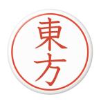 Yahoo! Yahoo!ショッピング(ヤフー ショッピング)名字はんこ缶バッジ 【東方】 New安全ピンタイプ